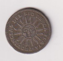 ARGENTINA LA RIOJA 1 REAL 1824 XF+