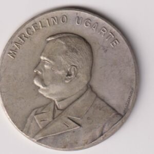 MEDALLA P.A.N CANDIDATO A GOBERNADOR BUENOS AIRES MARCELINO UGARTE 1901