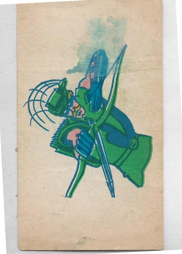 ENVOLTORIO FIGUS CHICLE STANI SUPER HEROES GREEN ARROW