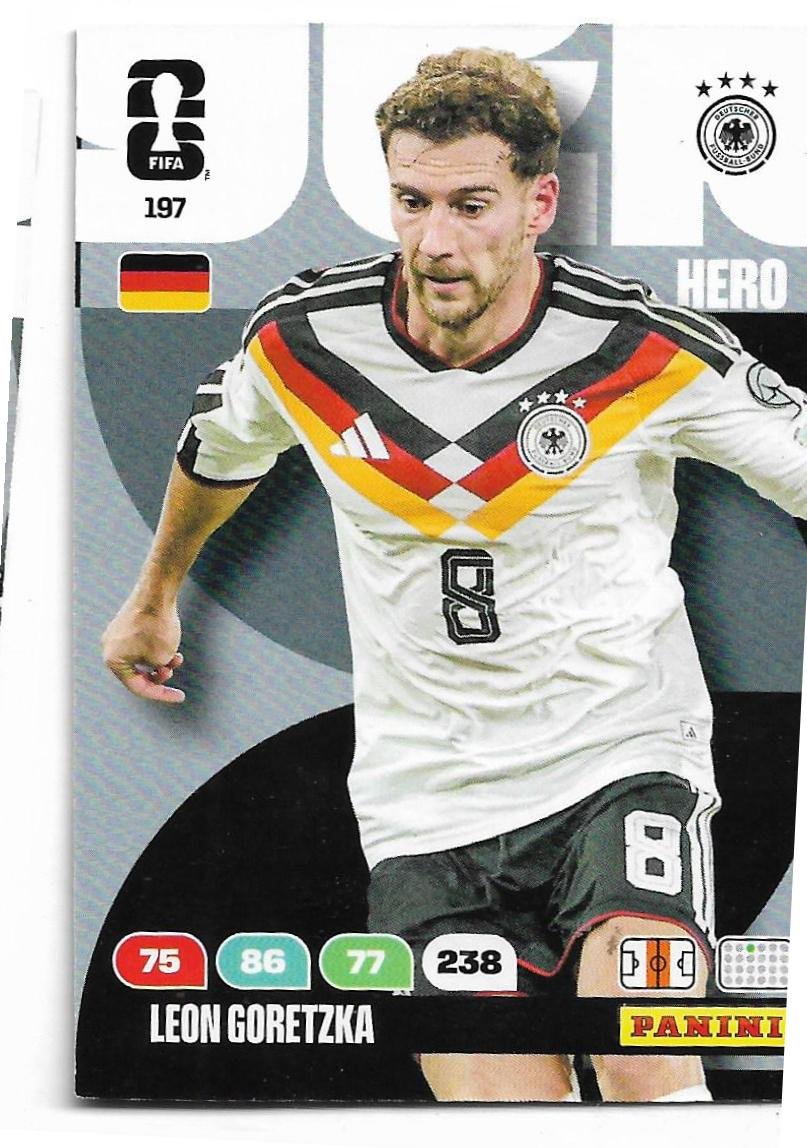 ADRENALYN OFFICIAL TRADING CARDS MUNDIAL 2026 LEON GORETZKA N°197
