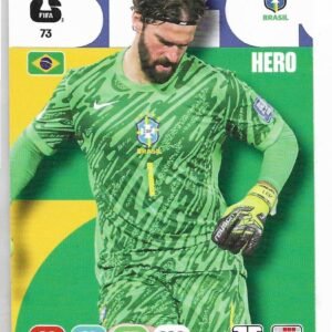 ADRENALYN OFFICIAL TRADING CARDS MUNDIAL 2026 ALISSON N°73
