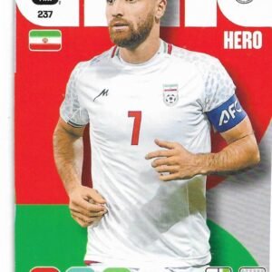 ADRENALYN OFFICIAL TRADING CARDS MUNDIAL 2026 ALIREZA JAHANBAKHSH N°237