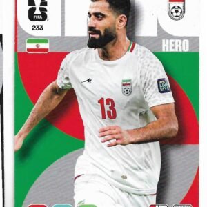 ADRENALYN OFFICIAL TRADING CARDS MUNDIAL 2026 HOSSEIN KANAANI N°233