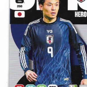 ADRENALYN OFFICIAL TRADING CARDS MUNDIAL 2026 SHUTO MACHINO N°260