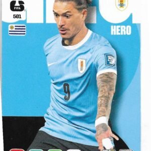 ADRENALYN OFFICIAL TRADING CARDS MUNDIAL 2026 DARWIN NÚÑEZ N°501