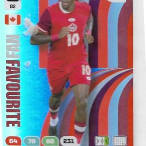ADRENALYN OFFICIAL TRADING CARDS MUNDIAL 2026 FAN JONATHAN DAVID N°82