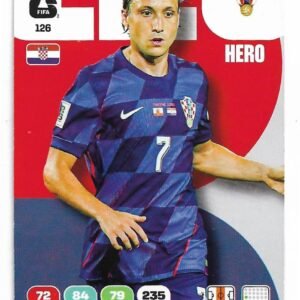 ADRENALYN OFFICIAL TRADING CARDS MUNDIAL 2026 LOVRO MAJER N°126