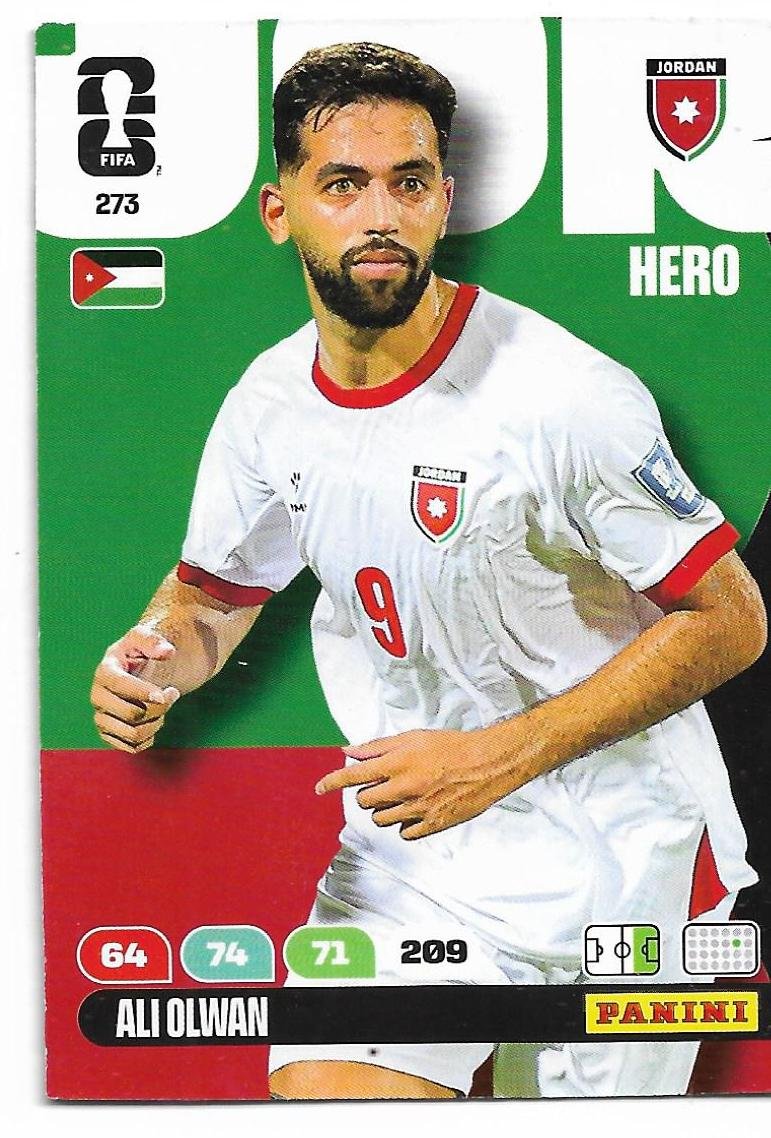 ADRENALYN OFFICIAL TRADING CARDS MUNDIAL 2026 ALI OLWAN N°273