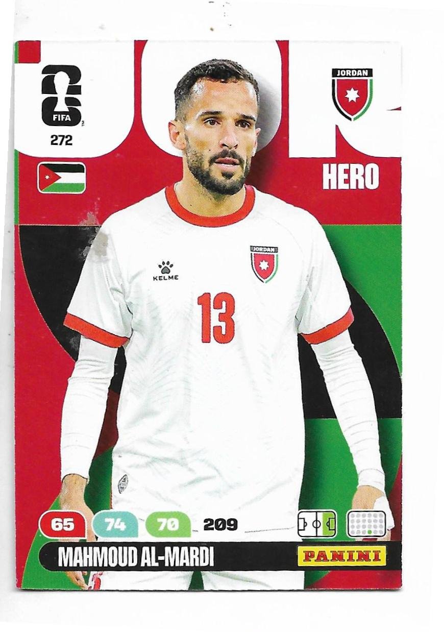 ADRENALYN OFFICIAL TRADING CARDS MUNDIAL 2026 MAHHOUD AL-MARDI N°272
