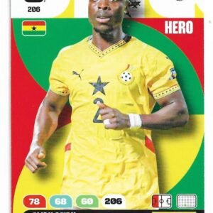 ADRENALYN OFFICIAL TRADING CARDS MUNDIAL 2026 ALIDU SEIDU N°206