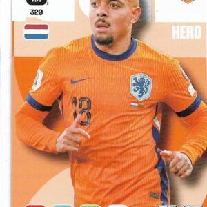 ADRENALYN OFFICIAL TRADING CARDS MUNDIAL 2026 DONYELL MALEN N°320