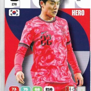 ADRENALYN OFFICIAL TRADING CARDS MUNDIAL 2026 YOUNGWOO SEOL N°278