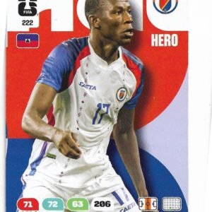 ADRENALYN OFFICIAL TRADING CARDS MUNDIAL 2026 DANLEY JEAN JACQUES N°222