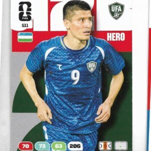 ADRENALYN OFFICIAL TRADING CARDS MUNDIAL 2026 ODILJON HAMROBEKOV N°511