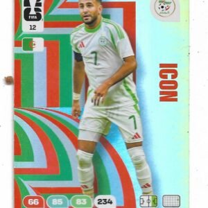 ADRENALYN OFFICIAL TRADING CARDS MUNDIAL 2026 RIYAD MAHREZ N°12