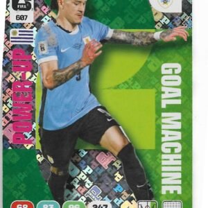 ADRENALYN OFFICIAL TRADING CARDS MUNDIAL 2026 GOAL MACHINE DARWIN NUÑES N°607