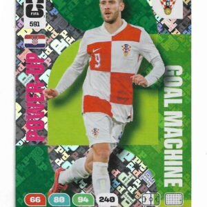 ADRENALYN OFFICIAL TRADING CARDS MUNDIAL 2026 GOAL MACHINE ANDREJ KRAMARIC N°591