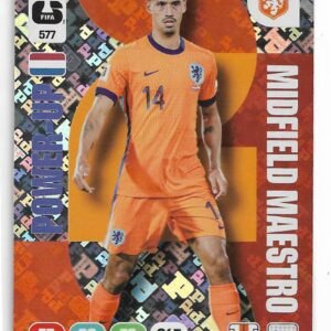 ADRENALYN OFFICIAL TRADING CARDS MUNDIAL 2026 POWER-UP TIJJANI REIJNDERS N°577