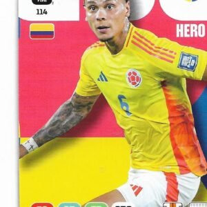 ADRENALYN OFFICIAL TRADING CARDS MUNDIAL 2026 RICHARD RÍOS N°114