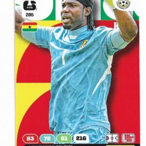ADRENALYN OFFICIAL TRADING CARDS MUNDIAL 2026 LAWRENCE ATI ZIGI N°205