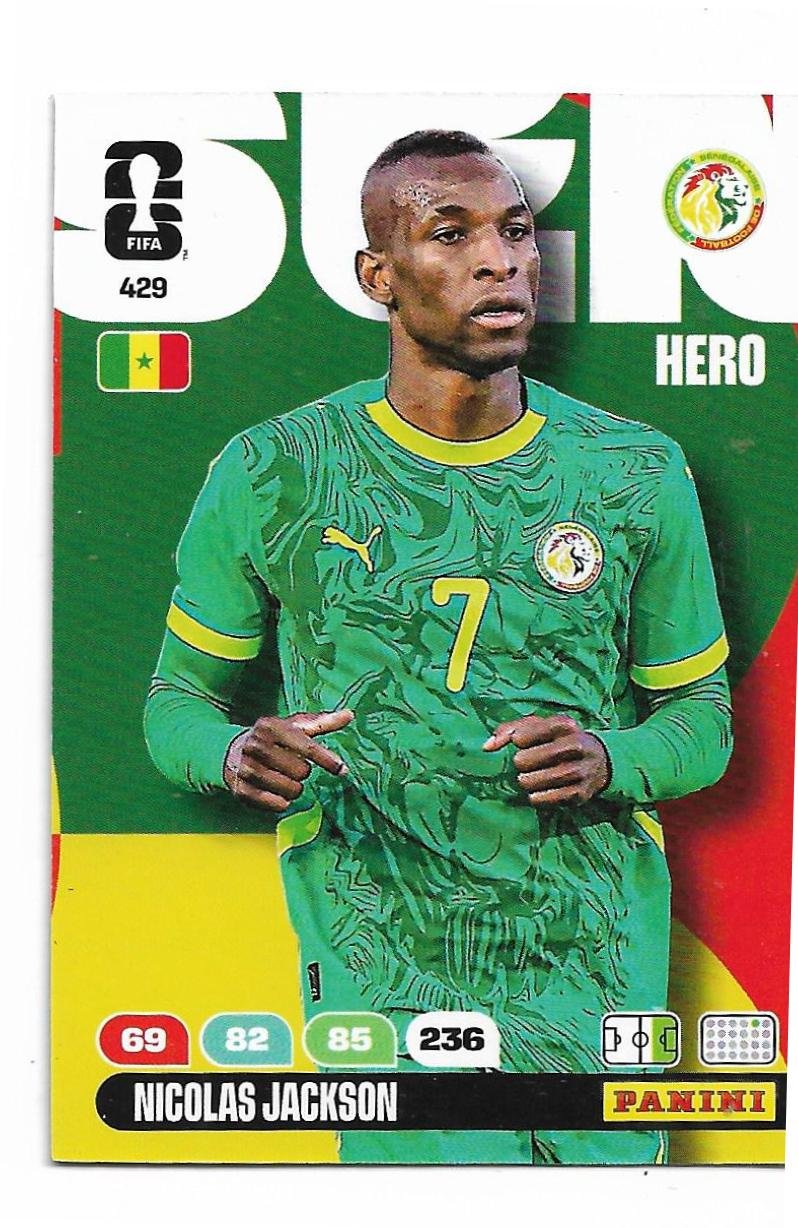 ADRENALYN OFFICIAL TRADING CARDS MUNDIAL 2026 NICOLAS JAKSON N°429