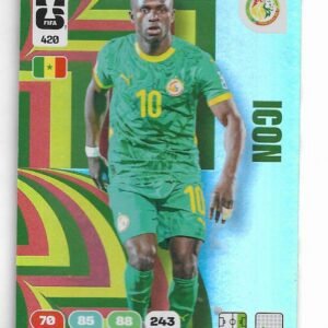 ADRENALYN OFFICIAL TRADING CARDS MUNDIAL 2026 SADIO MANÉ N°420
