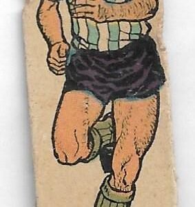FIGURITAS DEL ALBUM CRACK 1968 ARGENTINA SILUETA R. DIAZ N°3 RACING
