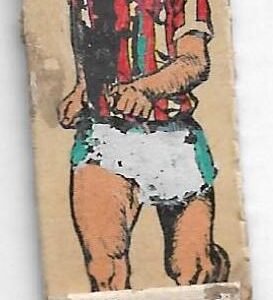 FIGURITAS DEL ALBUM CRACK 1968 ARGENTINA SILUETA N° 5 ESTUDIANTES
