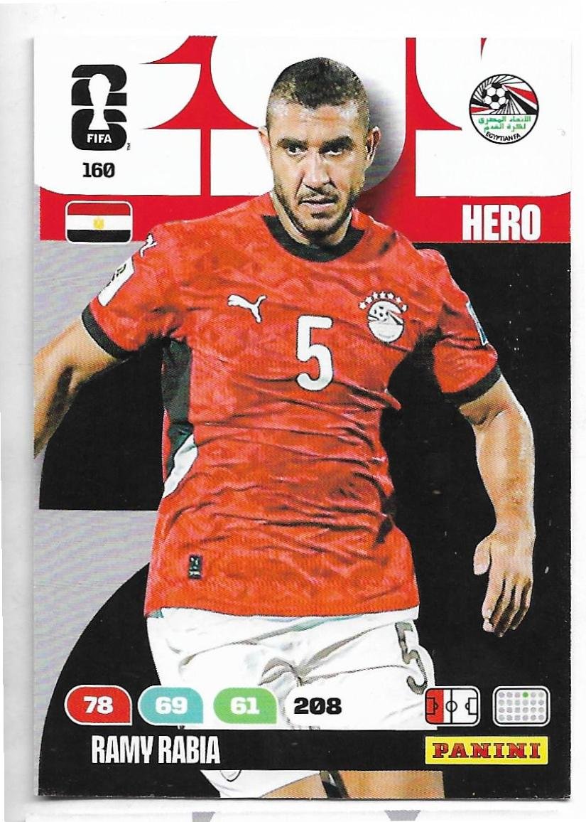 ADRENALYN OFFICIAL TRADING CARDS MUNDIAL 2026 RAMY RABIA N°160