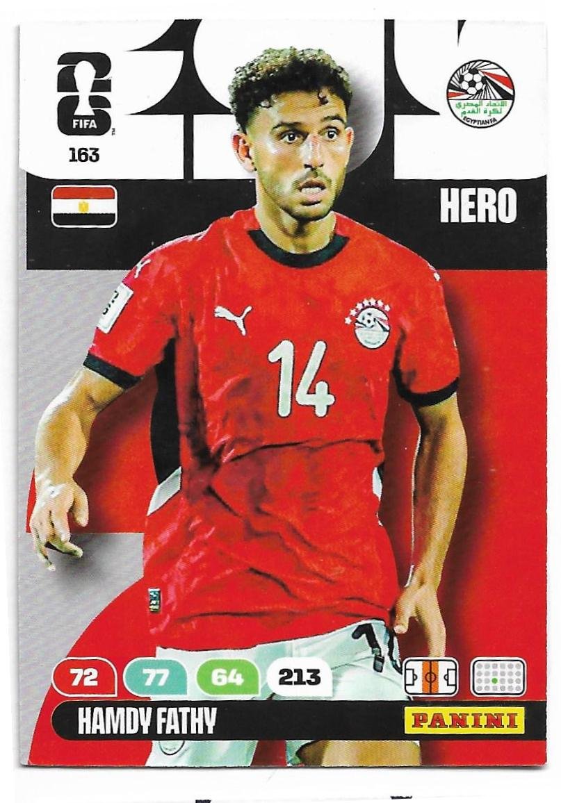 ADRENALYN OFFICIAL TRADING CARDS MUNDIAL 2026 HAMDY FATHY N°163