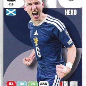 ADRENALYN OFFICIAL TRADING CARDS MUNDIAL 2026 KIERAN TIERNEY N°410