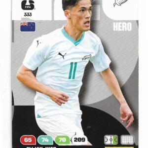 ADRENALYN OFFICIAL TRADING CARDS MUNDIAL 2026 ELIJAH JUST N°333