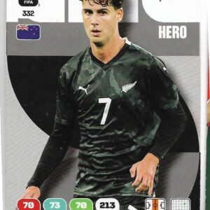 ADRENALYN OFFICIAL TRADING CARDS MUNDIAL 2026 MATT GARBETT N°332