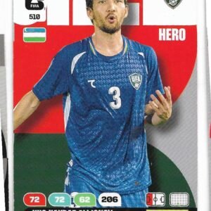 ADRENALYN OFFICIAL TRADING CARDS MUNDIAL 2026 KHOJIAKBAR ALIJONOV N°510