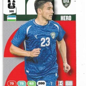 ADRENALYN OFFICIAL TRADING CARDS MUNDIAL 2026 HUSNIDDIN ALIQUILOV N°508