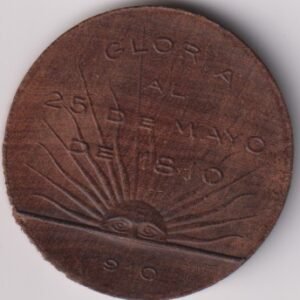 MEDALLA DEL CENTENARIO EN MADERA 1810-1910