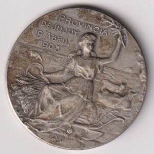 MEDALLA PRIMERA EXPOSICION EN JUJUY AGRICULTURA 1903