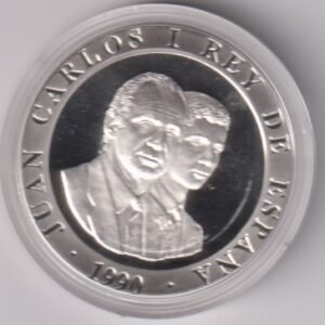 ESPAÑA SET PROOF 2000 PESETAS CARLOS I 1990 PLATA