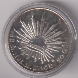 MEXICO 8 REALES 1888 PLATA