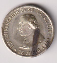 MEDALLA MITRE ANIVERSARIO DE SU NATALICIO 1901