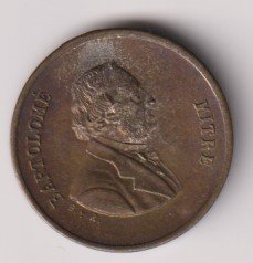 MEDALLA MITRE 80 ANIVERSARIO 1901