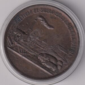 MEDALLA SOCIEDAD RURAL ARGENTINA 1881