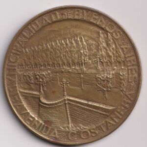 MEDALLA BUENOS AIRES COSTANERA 1924