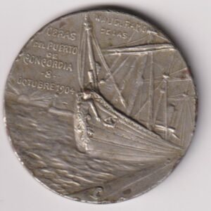 MEDALLA ENTRE RIOS PUERTO DE CONCORDIA 1904
