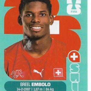 FIGURITAS FIFA MUNDIAL 2026 BREEL EMBOLO SUI 17