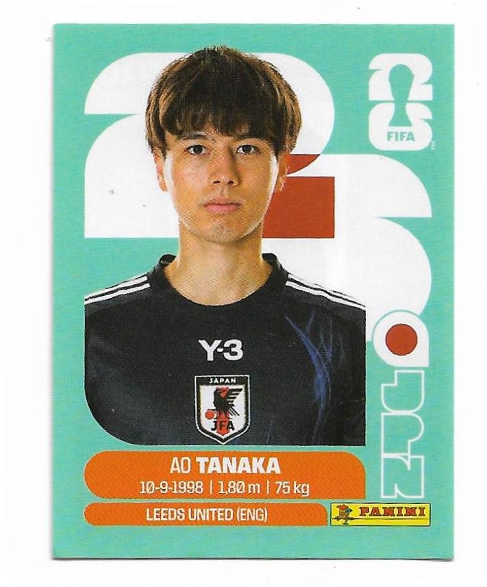FIGURITAS FIFA MUNDIAL 2026 AO TANAKA JPN 10