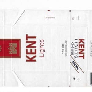 MARQUILLA KENT LIGHTS 20 CIGARRILLOS BÉLGICA