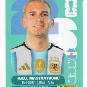 FIGURITAS FIFA MUNDIAL 2026 FRANCO MASTANTUONO ARG 15