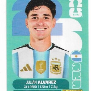FIGURITAS FIFA MUNDIAL 2026 JULIÁN ALVAREZ ARG 19