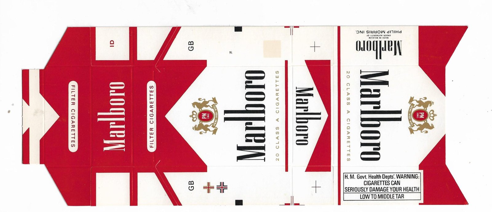 MARQUILLA MARLBORO 20 CIGARRILLOS BÉLGICA